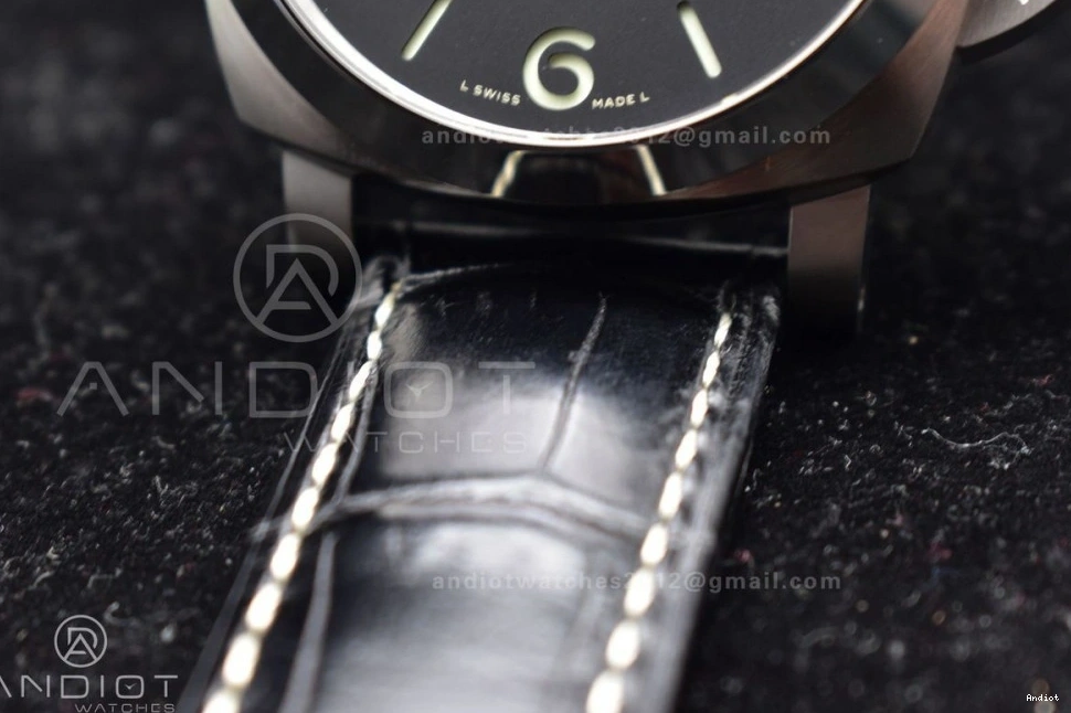  P.9010 Dial Black on PAM1312 1:1 Leather Black VSF Strap Edition Best 0210